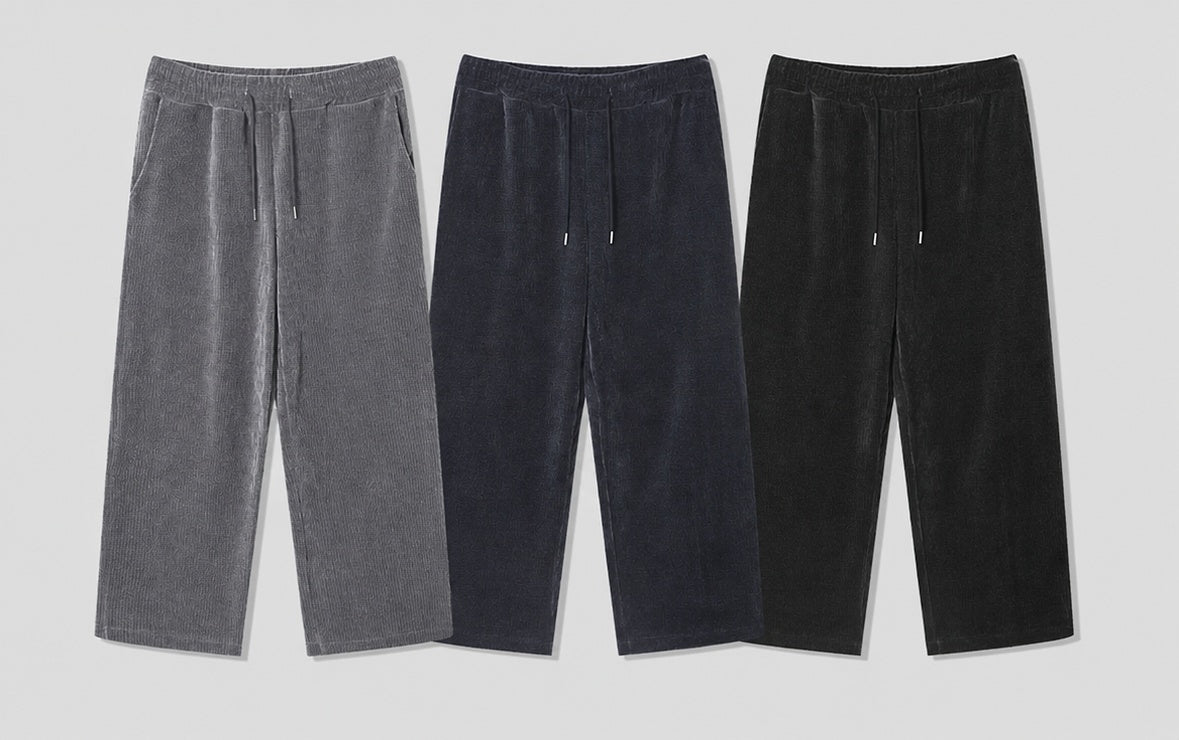 J148 華夫格針織褲 (3色)