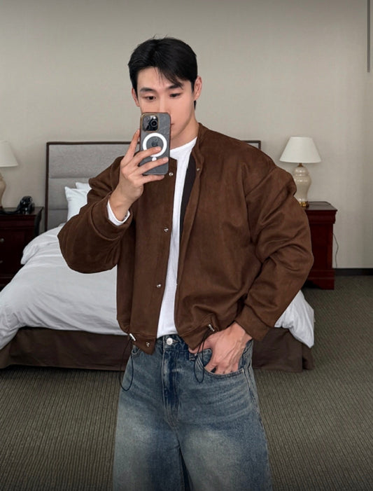 A136 麂皮短版外套 (3色)