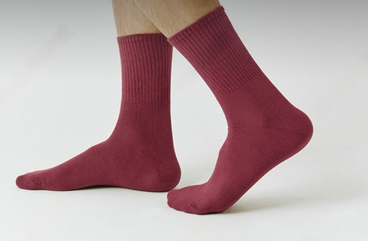 H4 Korean Ribbed Mid-Calf Socks (7 Colors)