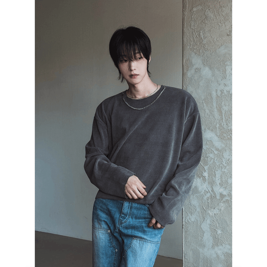 B145 層次感項鍊羅紋上衣 (3色)