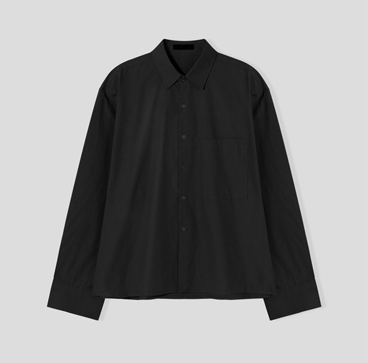 B191 極簡短版襯衫(4色)