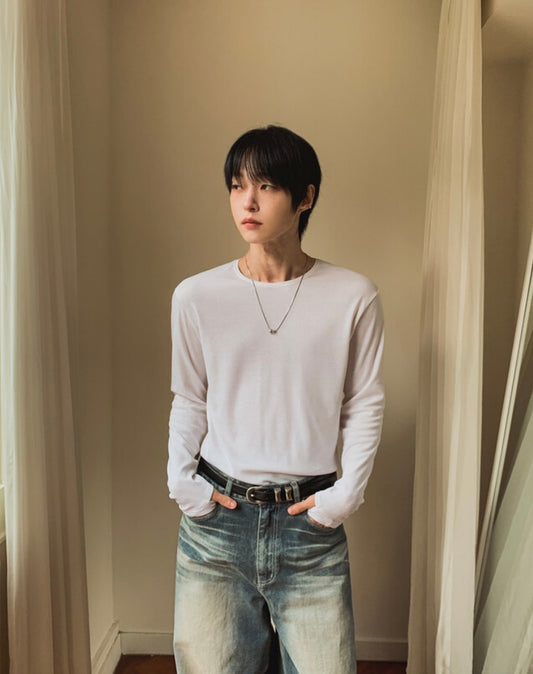 B154 日常保暖打底上衣 (2色)