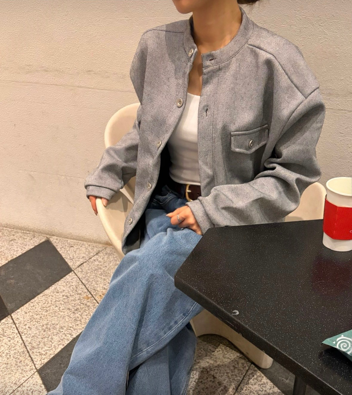 A152 口袋短版外套 (4色)