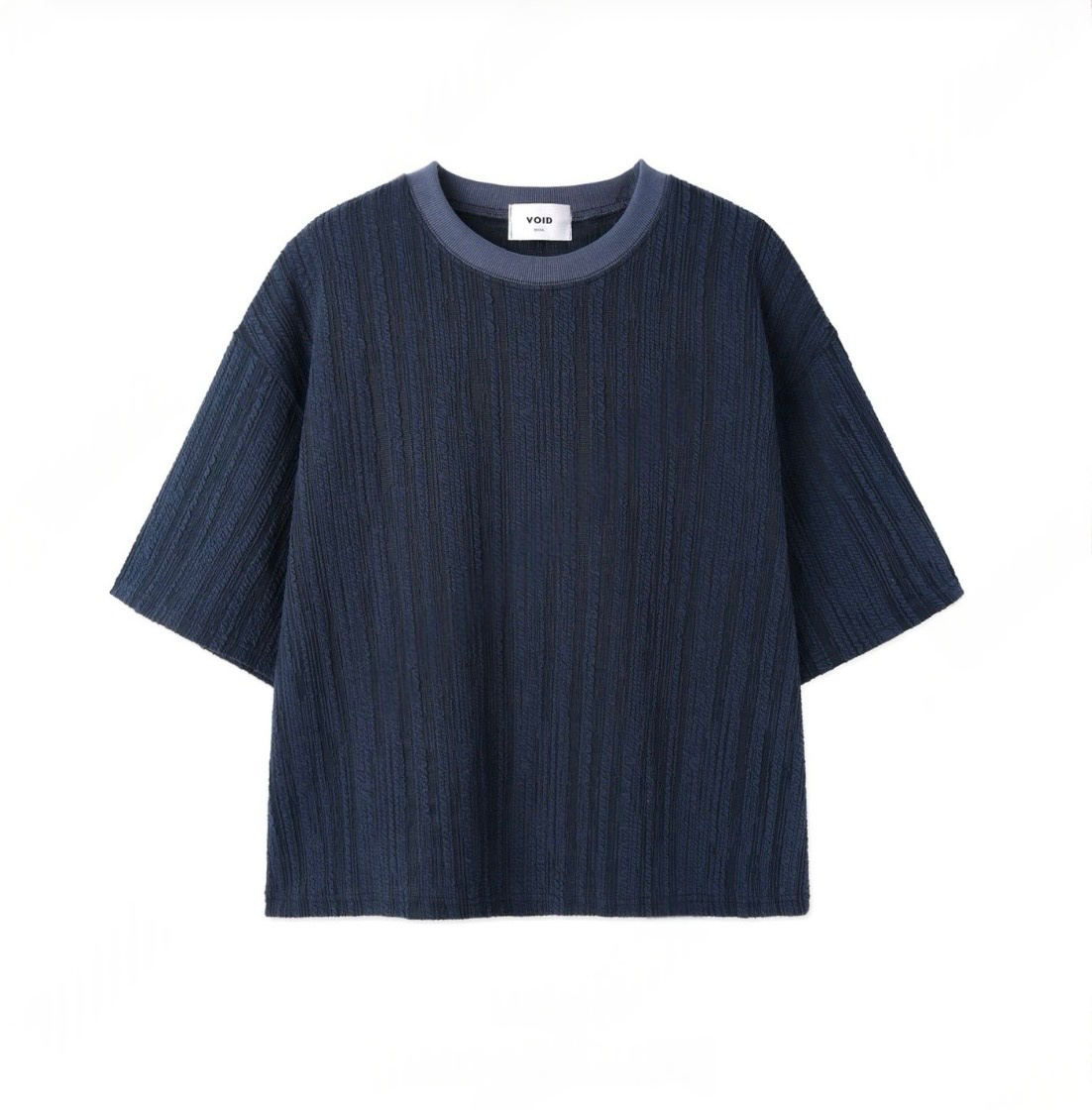 B182 流紋層次短袖上衣 (3色)