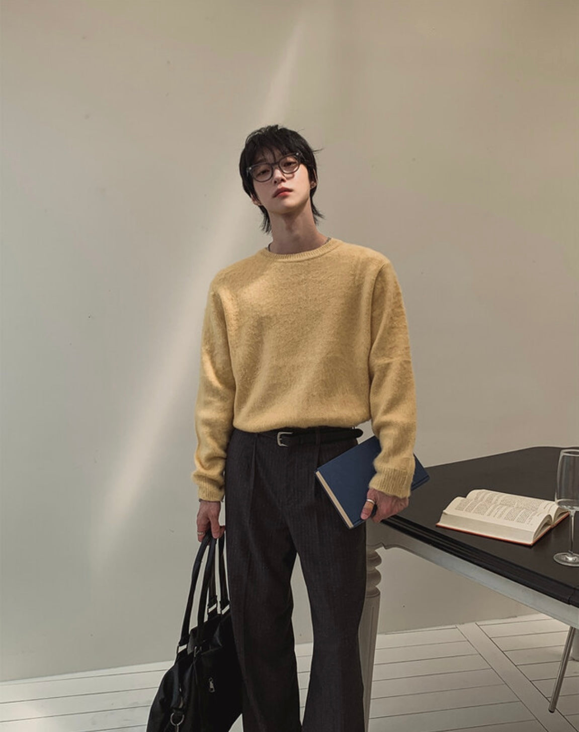 B149 柔軟圓領針織毛衣 (5色)