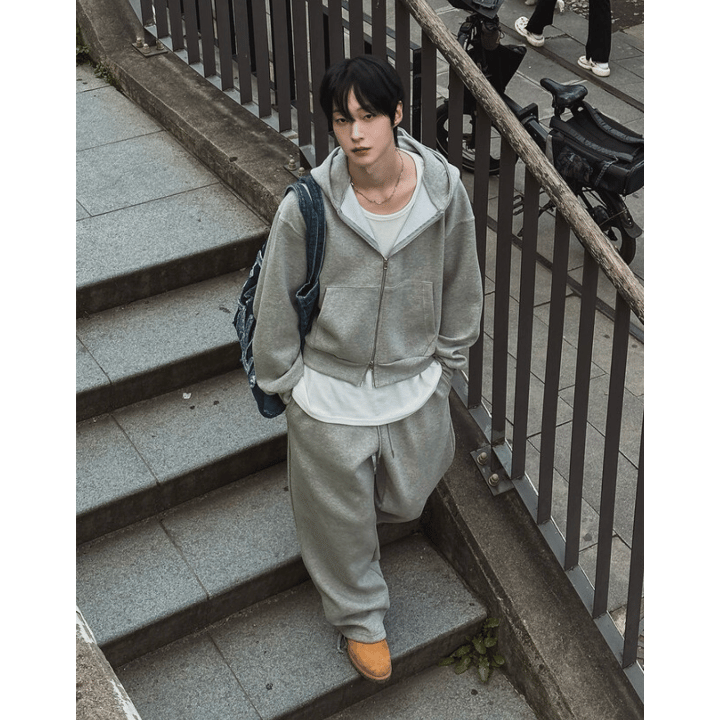 A106 休閒落肩棉質外套 (3色)