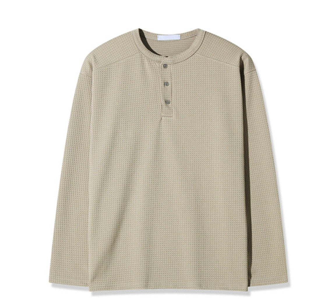 B148 百搭三扣針織上衣 (3色)