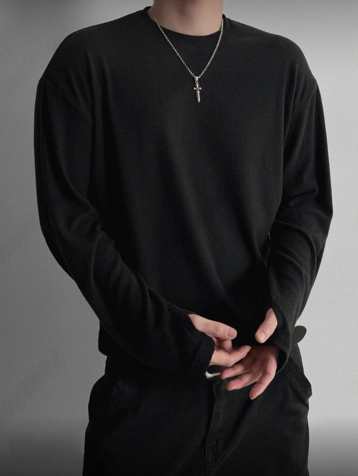 B169 極簡刷毛短版上衣 (3色)