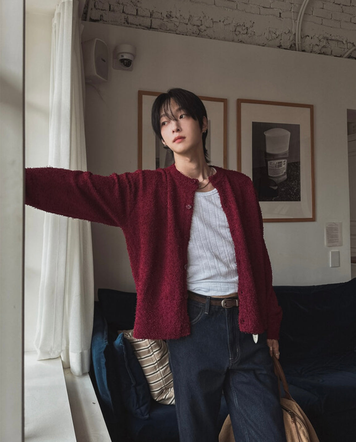 A104 法式慵懶毛圈開衫 (3色)