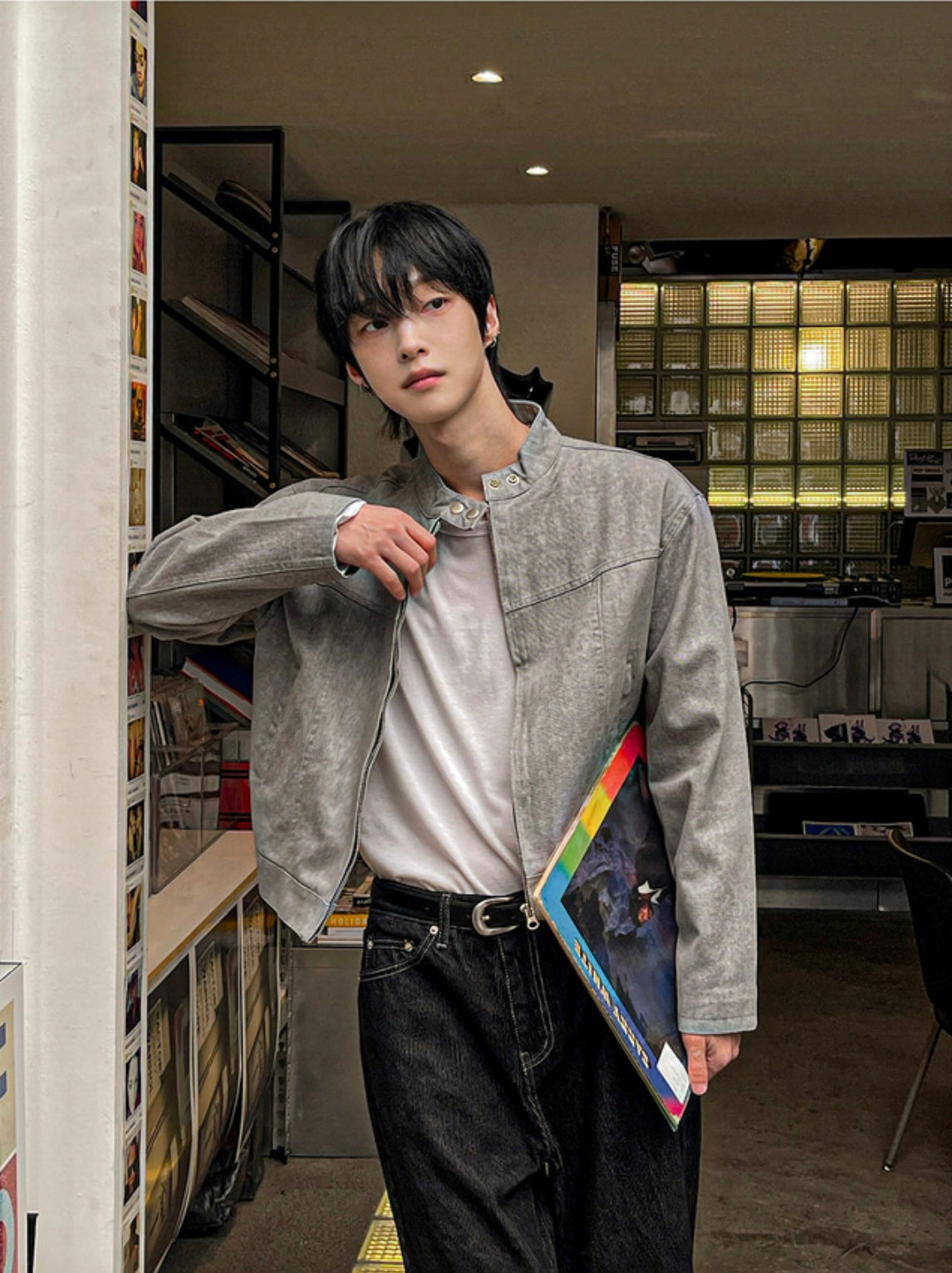 A108 俐落立領短版外套 (3色)