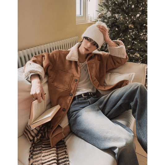 J94 水洗寬版牛仔褲 (藍 深藍)