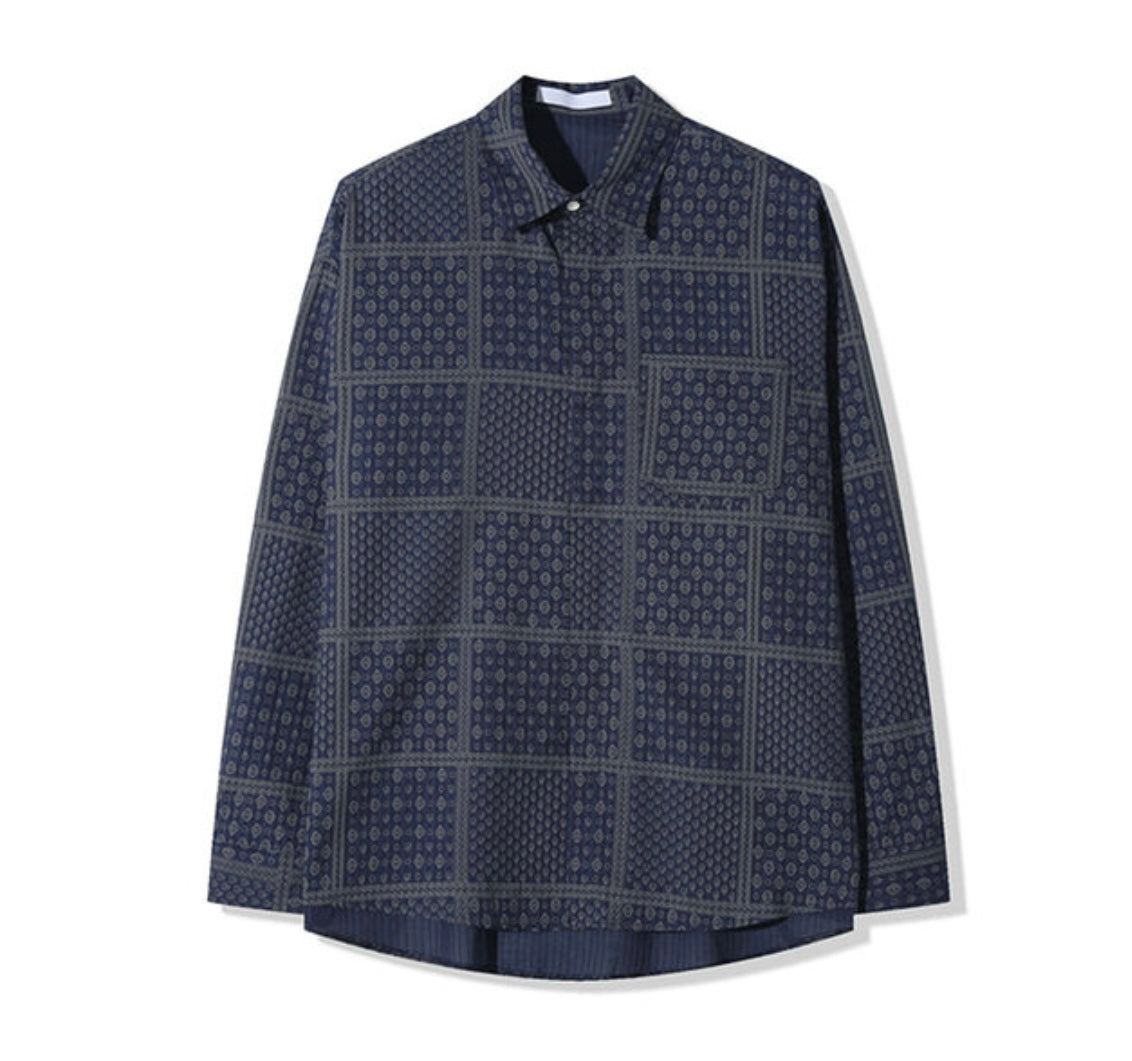 B122 Midnight Totem Tie Shirt (3 Colors)