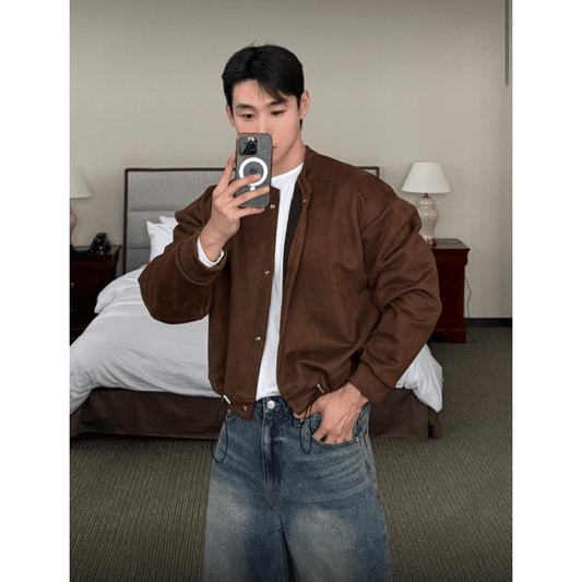 A136 麂皮短版外套 (3色)