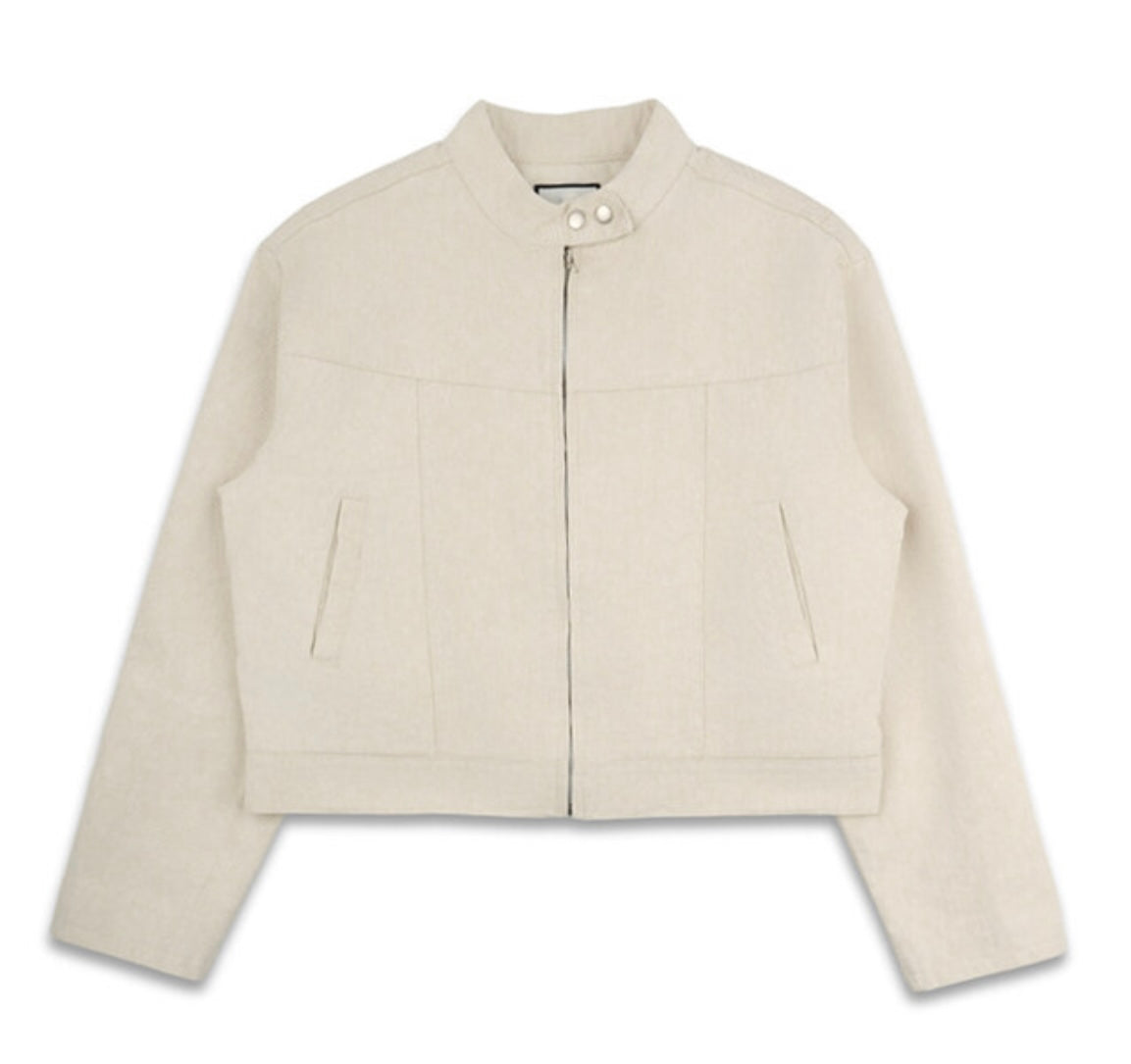 A108 俐落立領短版外套 (3色)