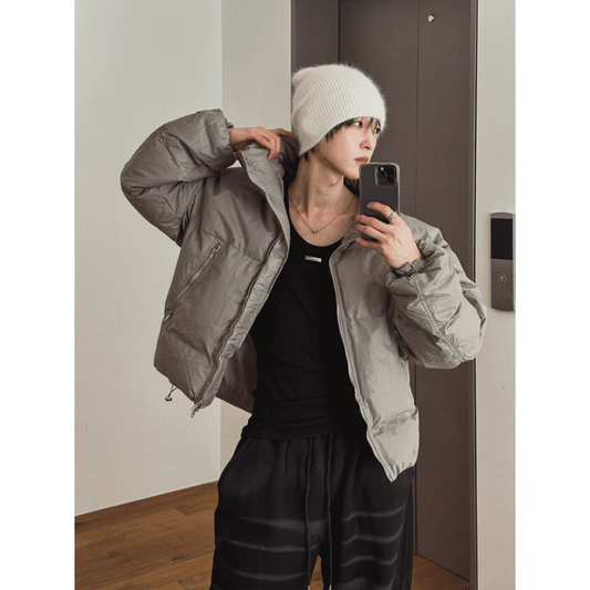 A112 雲朵羽絨外套 (灰 黑)
