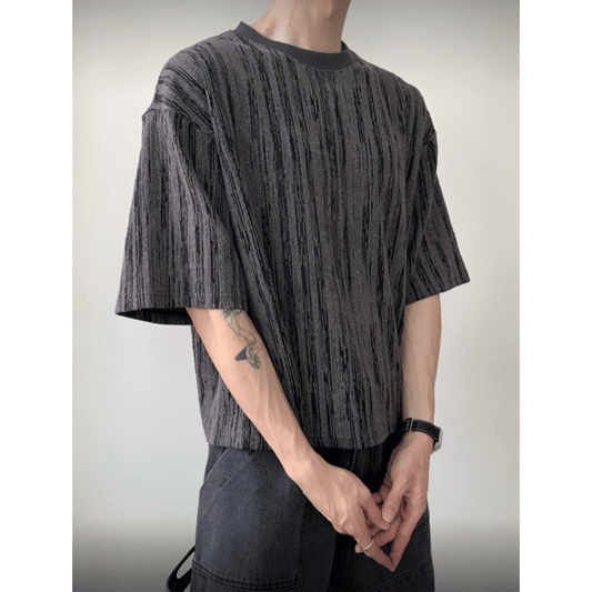 B182 流紋層次短袖上衣 (3色)