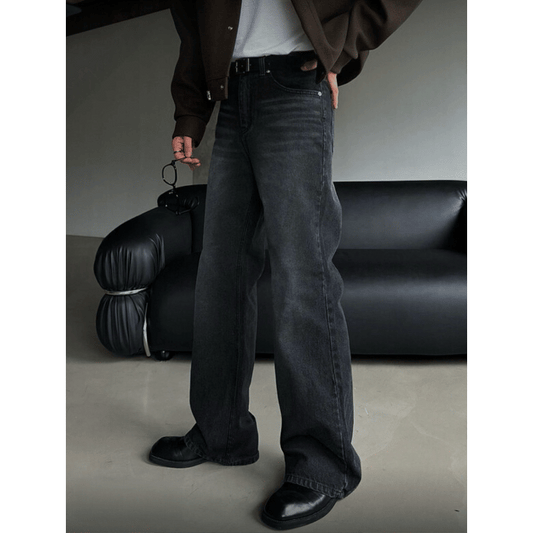 J96 水洗微喇叭牛仔褲