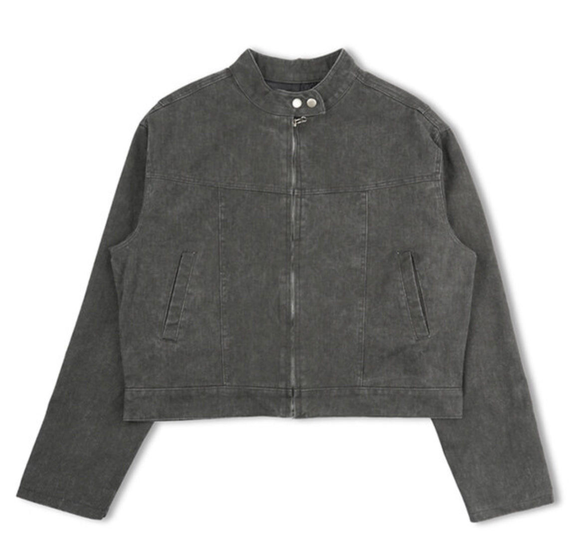 A108 俐落立領短版外套 (3色)