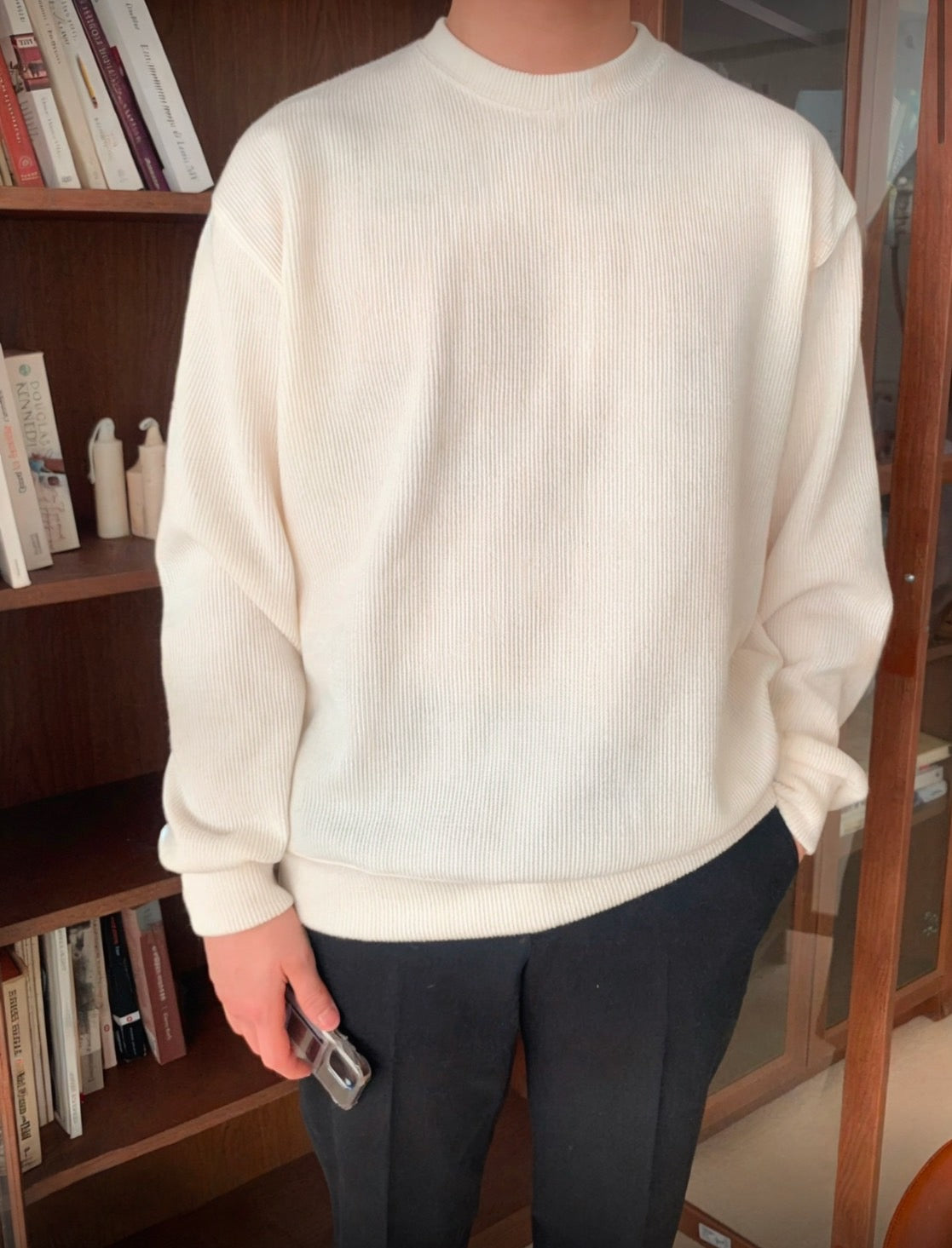 B5 Diallo loose fit knitted sweatshirt