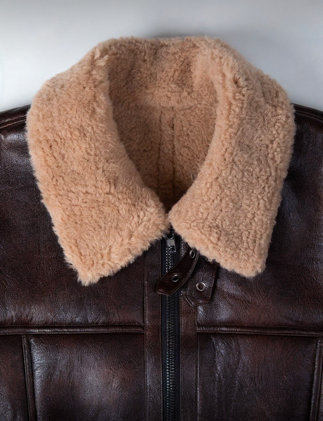 A4 genuine sheepskin coat