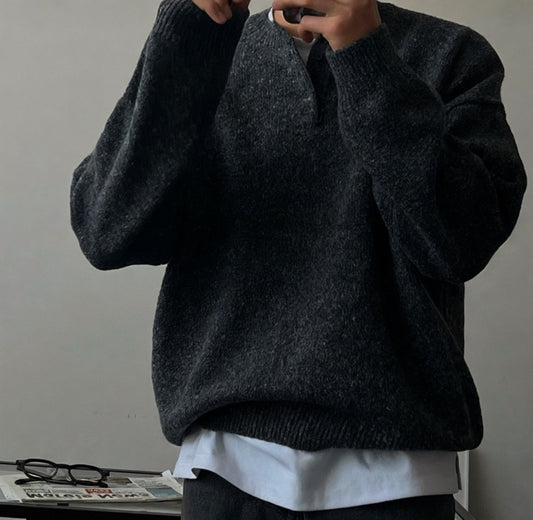 B2 Wool Knit Sweater (3 Colors) [In Stock]