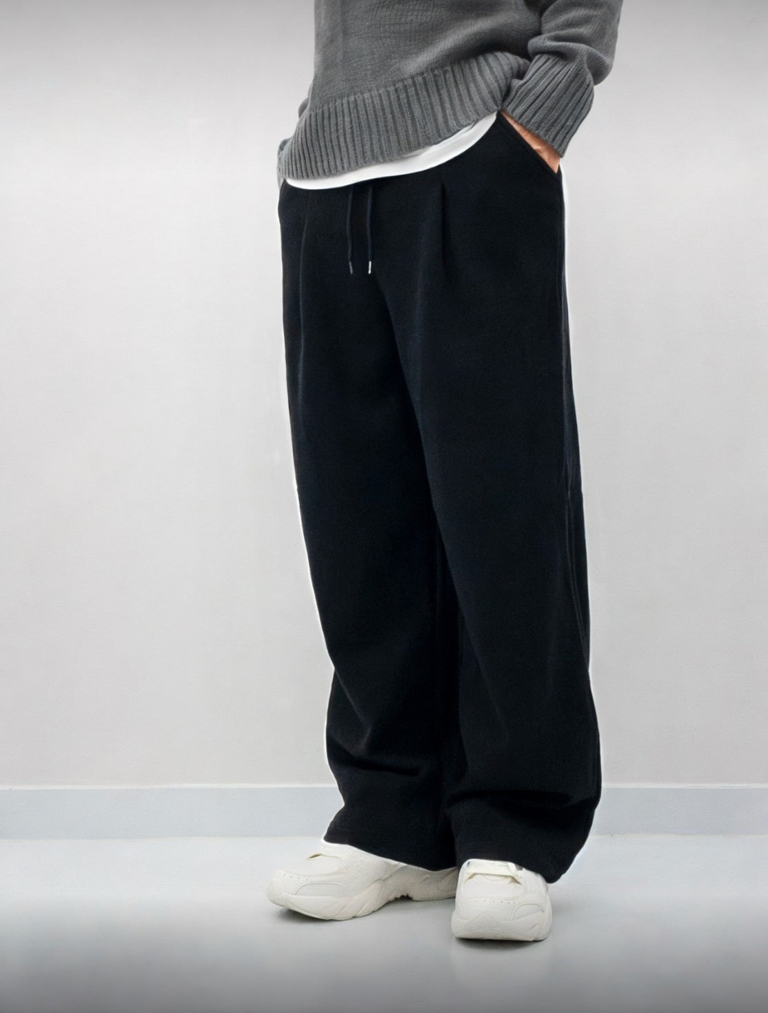 J3 men's brushed wide fit sweatpants