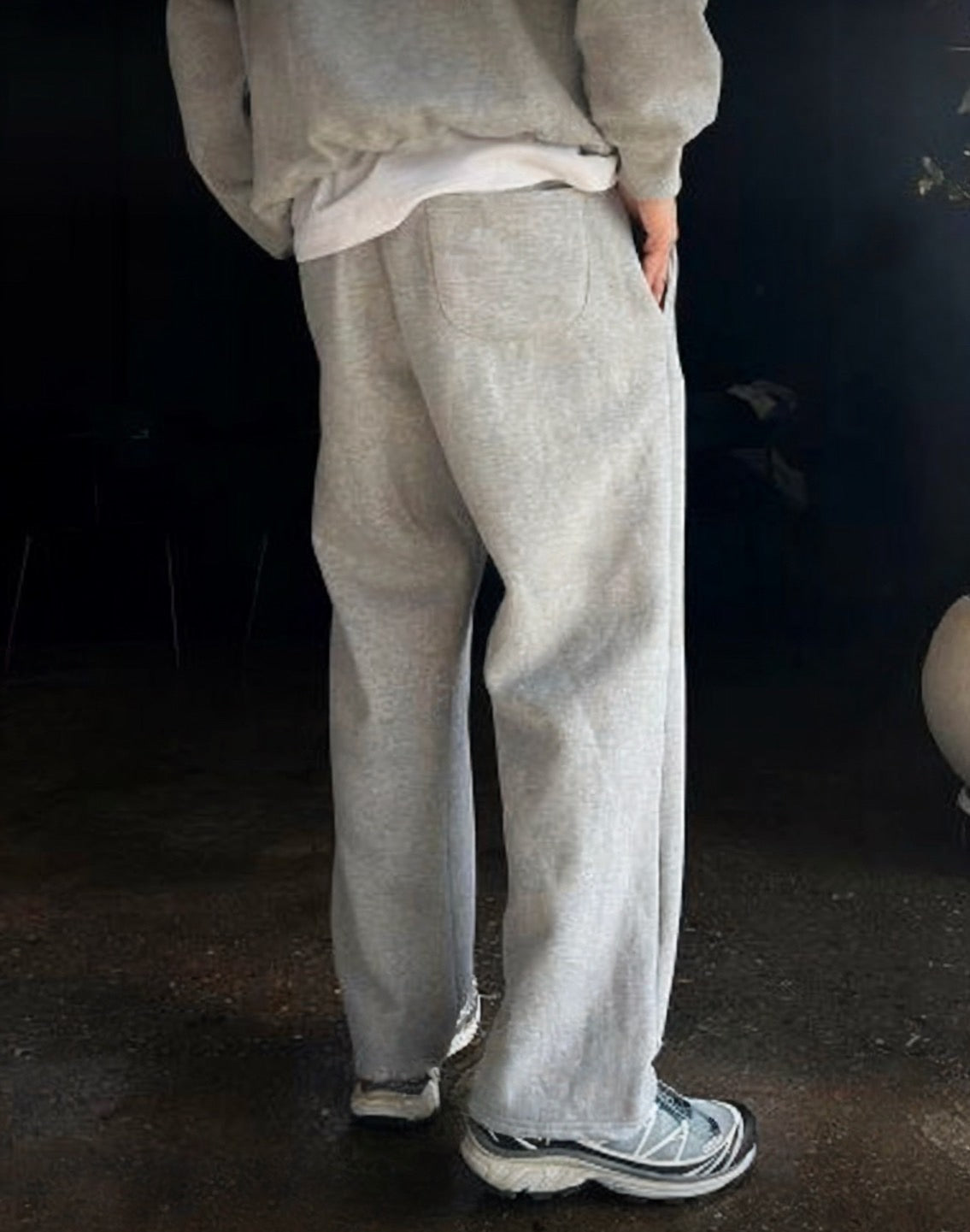 J2 Basic wide trousers with brushed lining