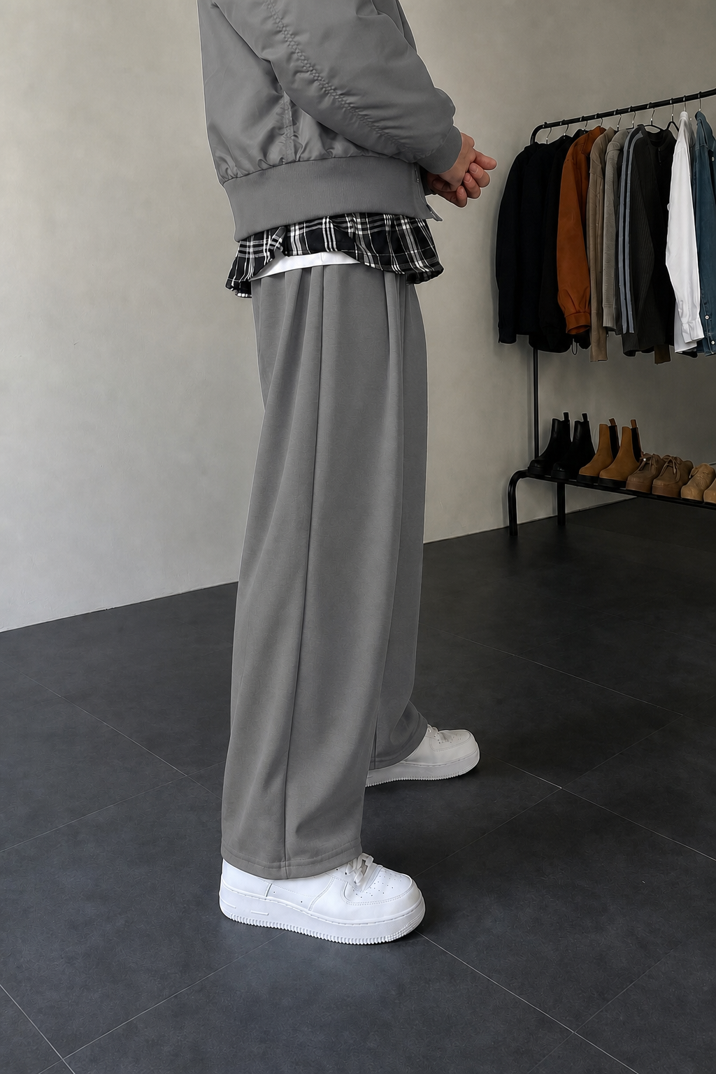 J122 灰 gray 模特實穿