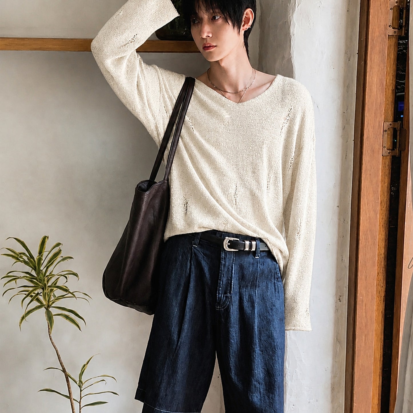 B214 米白 Off-white