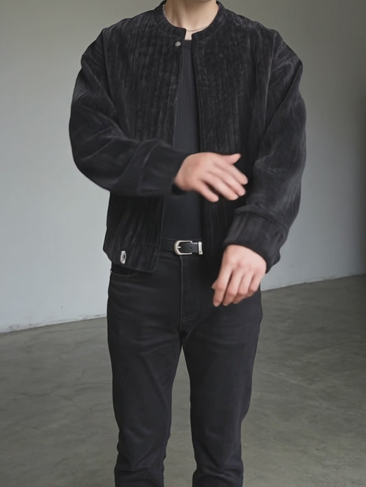 A151 經典回歸絲絨短版外套 (3色)